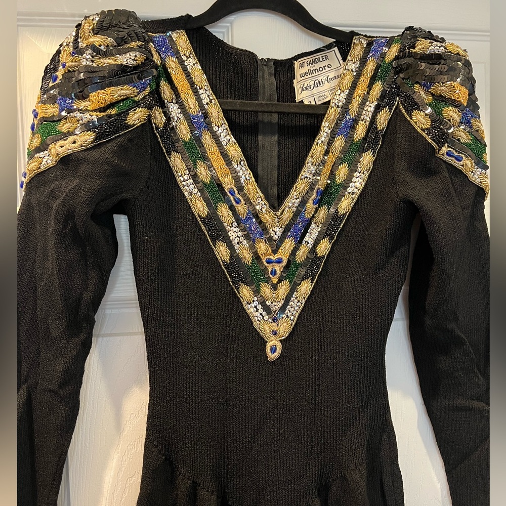 Vintage black dress Saks Fifth Avenue - Pat Sandler for Wellmore